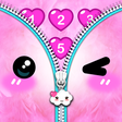 プログラムのアイコン：Kawaii Zipper Lock Screen