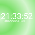 Ícone do programa: Digital clock Gradient pa…