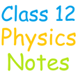 Programikonen: Class 12 Physics Notes