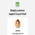 Ikon program: Shopify Gmail Helpdesk