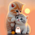 Programikonen: Kitty Cat Phone Lock Scre…