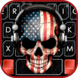 America Dj Skull Keyboard Theme icon