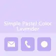 Simple Pastel Color Lavender