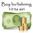 Иконка программы: Boy bo'lishning 10 ta sir…