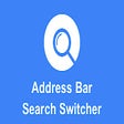 Address bar search engine switcher