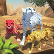 Ikon program: Cheetah Family Sim : Wild…