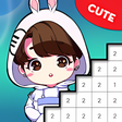 ไอคอนของโปรแกรม: Doll Pixel Art - Color by…