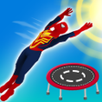 プログラムのアイコン：Superhero Flip Jump: Sky …