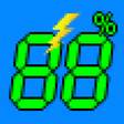 أيقونة البرنامج: 3C Icons - Battery %