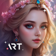 プログラムのアイコン：Aura : AI Image Generator