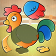 Programın simgesi: Toddler puzzles - Animal …