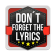 程序图标：Dont Forget the Lyrics