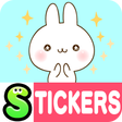 プログラムのアイコン：Namaiki-rabbit Stickers F…