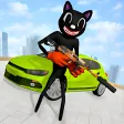 Scary Cartoon Cat 3D : Crime Hero Horror Escape