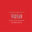 프로그램 아이콘: VidSub