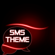 أيقونة البرنامج: Simple Red Theme GO SMS