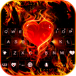 程序图标：Flaming Heart Keyboard Th…