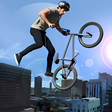 Rooftop Stunt Man Bike Rider icon