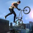 Rooftop Stunt Man Bike Rider