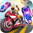 Motorbike Escape Police Chase: Moto VS Cops Car