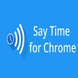 Icon of program: Say Time for Chrome