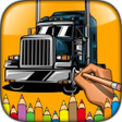 Programikonen: Truck Coloring Pages
