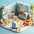 Ícone do programa: Tile Garden : Tiny Home D…