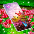 プログラムのアイコン：Butterfly Flowers Wallpap…