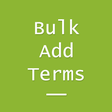 프로그램 아이콘: Bulk Add Terms