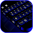Programikonen: Blue Black Keyboard Theme