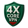 ไอคอนของโปรแกรม: 4X CORE VPN