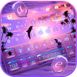 Sunset Sea Dolphin Keyboard Theme