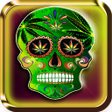 プログラムのアイコン：Skull Weed Live Wallpaper
