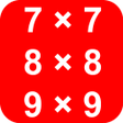 أيقونة البرنامج: Multiplication tables 1 t…