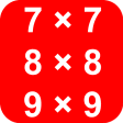 Multiplication tables 1 to 12