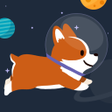 Icono de programa: Space Corgi - Jumping Dog…