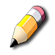 Symbol des Programms: Pencil