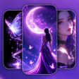 Icon of program: Aesthetic Purple Wallpape…