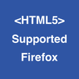 أيقونة البرنامج: HTML5 Supported for Firef…
