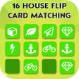 プログラムのアイコン：16 House Flip Card Matchi…