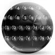 Keyboard Theme Spheres Black