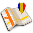プログラムのアイコン：Map of Romania offline