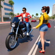 Ikon program: Bike Taxi Driving Games 3…