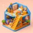 Icoon van programma: Cozy Decor Room: Unpackin…