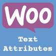 أيقونة البرنامج: Text Attributes for WooCo…