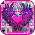 Icon of program: Galaxy Heart Wings Keyboa…