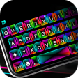 Laser Color Box 3d Keyboard Theme