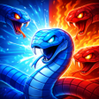 Icoon van programma: Simple Blue Snake Evoluti…