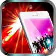 Night club strobe light-synced with your music