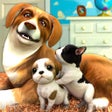 Programın simgesi: Pregnant Pet Dog Simulato…